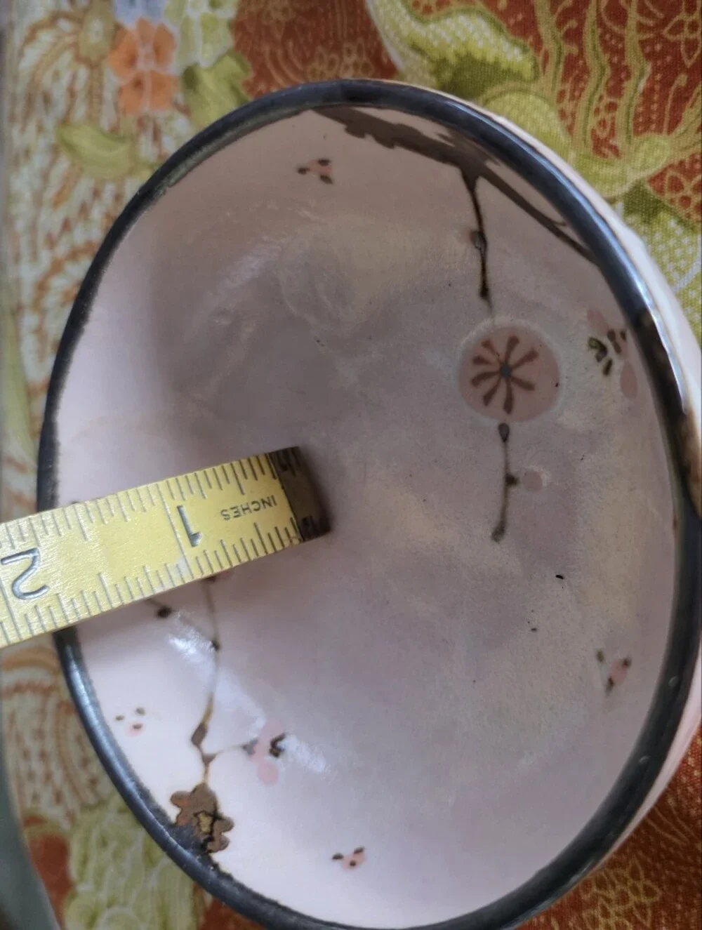 Vintage Japanese 翔川 Sakura Shino Pink Blossom Rice Bowls Set of 4 Sauce Soup Set